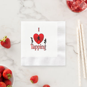 Serviette En Papier Danse I Heart Tap