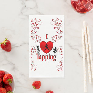 Serviette En Papier Danse I Heart Tapping