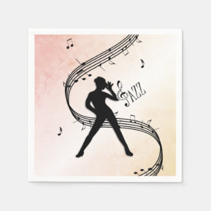 Serviette En Papier Danse Jazz