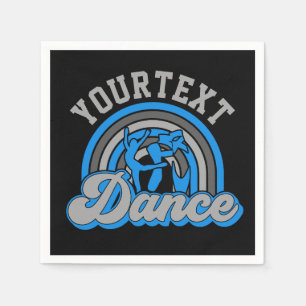 Serviette En Papier Danseur de ballet AJOUTER DU TEXTE Danse classique