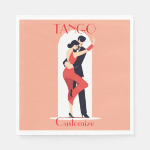 Serviette En Papier Danseurs de tango Thunder_Cove
