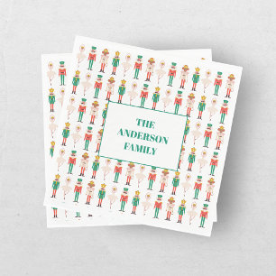 Serviette En Papier Danseuse de Casse-Noisette de Noël festive 