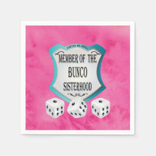 Serviette En Papier De Bunco de collecteur de fonds serviettes de