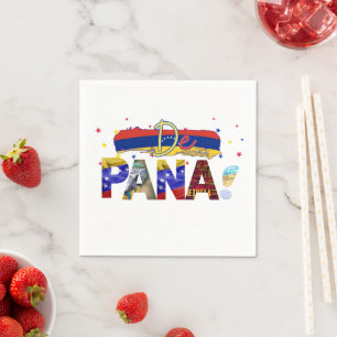 Serviette En Papier De Pana Venezuela Slang Vénézuélien Amateurs de cu