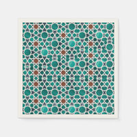 Serviette en papier de style marocain