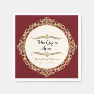 Serviette En Papier Décor de célébration de fête d'anniversaire d'