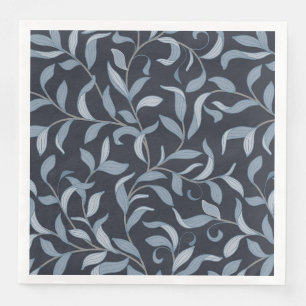 Serviette En Papier Décor de table en feuille bleue inspiré par Willia