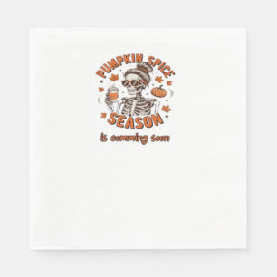 Serviette En Papier Décor de Thanksgiving citrouille - Cadeau pour Tha