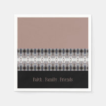 Décor noir Rose gris bleu