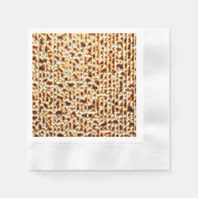 Serviette En Papier Décor Passover Matzah Plaques en papier (Devant)