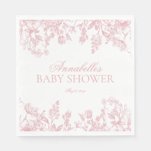 Serviette En Papier Décoration de dessert pour Baby Shower avec Chinoi
