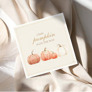 Serviette En Papier Décoration de table pour Baby Shower Little Pumpki
