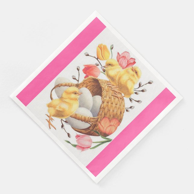 Serviette En Papier Découpage (Coin)