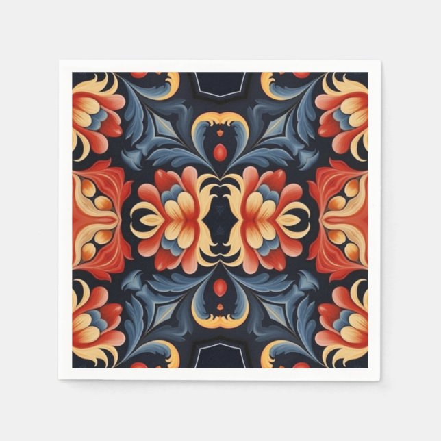 Serviette En Papier Découpage 49 (Devant)