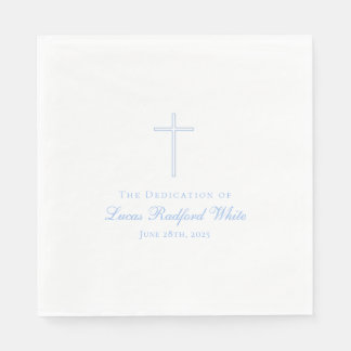Serviette En Papier Dédication pour bébé simple/Baptême Napkin