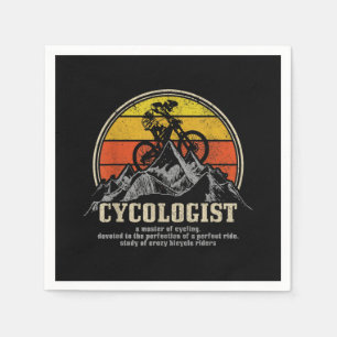 Serviette En Papier Définition du cyclologue Funny Mountain VTT MTB