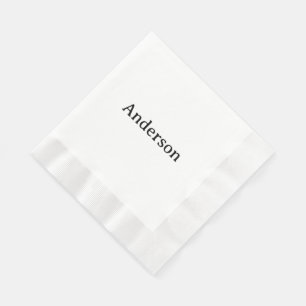 Serviette En Papier Déjeuner Simple Professionnel Entreprise Marque Dé
