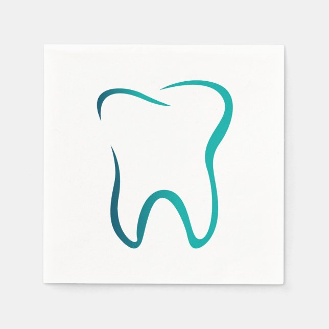 Serviette En Papier Dentistère dentaire Image Médicale (Devant)