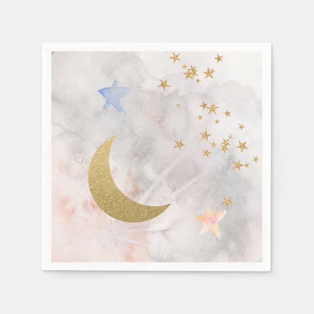 Serviette En Papier Des serviettes Twinkle Little Star Au-Dessus Des s (Devant)