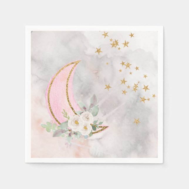 Serviette En Papier Des serviettes Twinkle Little Star Au-Dessus Des s (Devant)