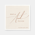 Désert de Whimsical | Serviettes Mariages beiges