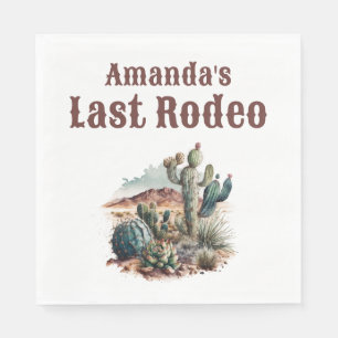 Serviette En Papier Desert Dernier Rodeo Scottsdale Bachelorette Week-