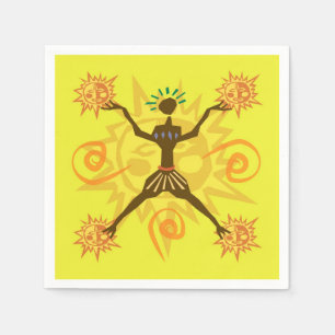 Serviette En Papier Design africain