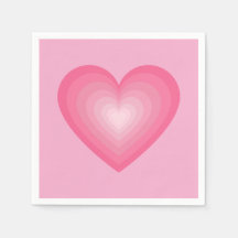 Design Coeur rose Gradient - Pastel Pink Love Sign