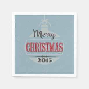 Serviette En Papier Design de Noël vintage