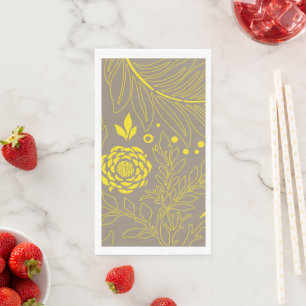 Serviette En Papier Design floral 18