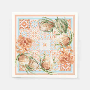 Serviette En Papier Design foulard floral