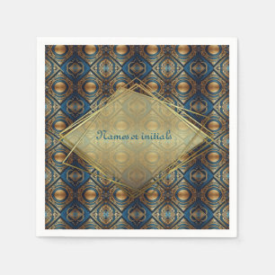 Serviette En Papier Design moderne égyptien, islamique, arabe et afric