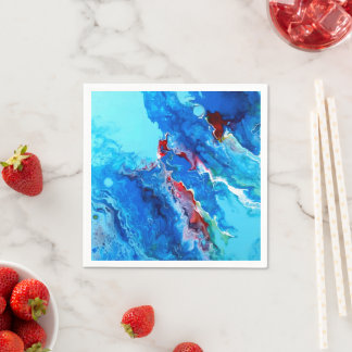 Serviette En Papier Designer Print Napkin