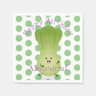 Serviette En Papier dessin animé mignon de bok choy