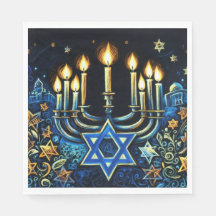 Dessin Hanoukka Gift Menorah Pastel