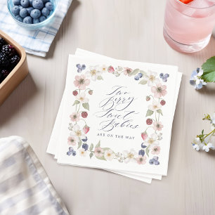 Serviette En Papier Deux Berry Sweet Babies Wild Berry & Flowers Douch