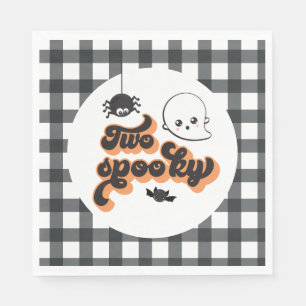 Serviette En Papier Deux épouvantables 2 ans pour Halloween