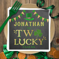 Deux Lucky St. Patrick's Day 2e anniversaire