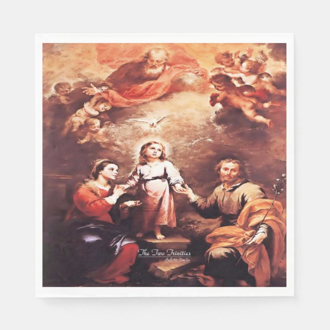 Serviette En Papier Deux trinités (Devant)