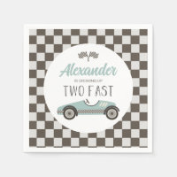 Deux voitures de course bleues rapides Anniversair