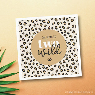 Serviette En Papier Deux Wild Boy 2ème anniversaire de la fête Napkins