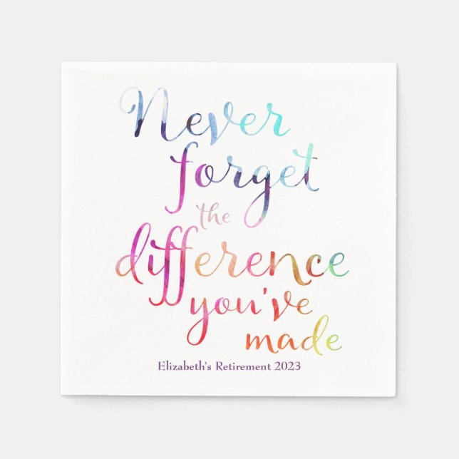 Serviette En Papier Devis d'amortissement (Devant)