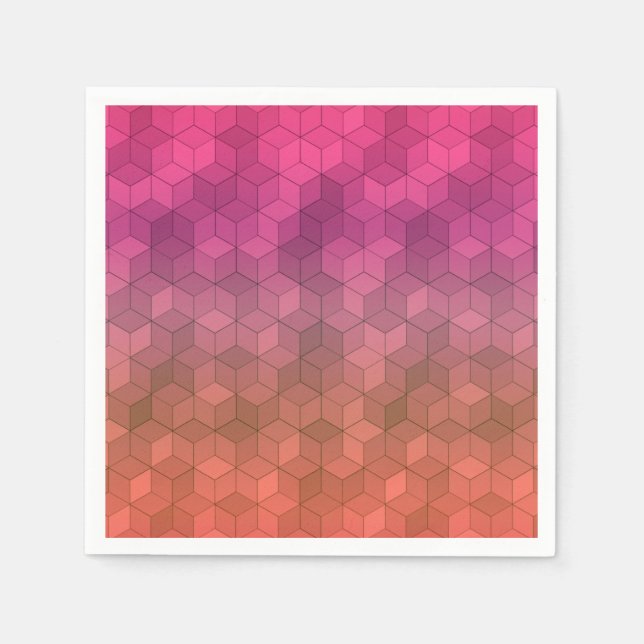 Serviette En Papier Diamond pattern (Devant)