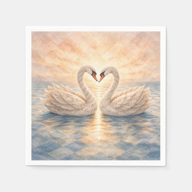 Serviette En Papier Diamond Sunset (Devant)