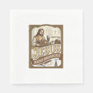Serviette En Papier Diffusion Radio Jésus Diffusion Radio Jésus Christ