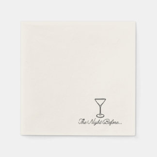 Serviette En Papier Dîner de répétition minimaliste Napkin