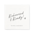 Dîner de répétition Répété & Prêt Noir et Blanc