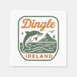 SERVIETTE EN PAPIER DINGLE IRLANDE NAPKINS