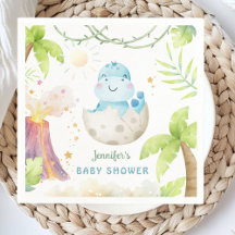 Dinosaur Baby Shower Boy Dino Paper