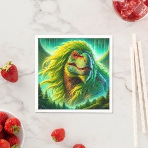 Serviette En Papier Dinosaure